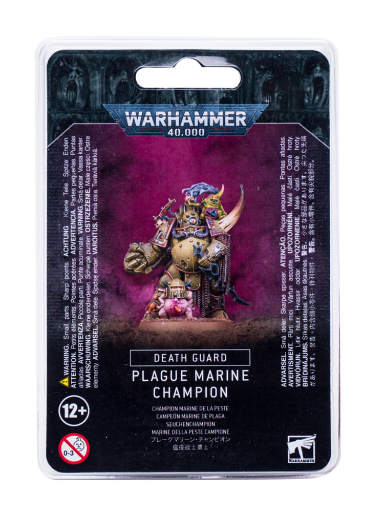 Games Workshop Warhammer Warhammer 40000 - Death Guard: Plague Marine Champion