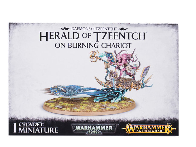 Games Workshop Warhammer Disciples of Tzeentch: Fateskimmer, Herald of Tzeentch on Burning Chariot