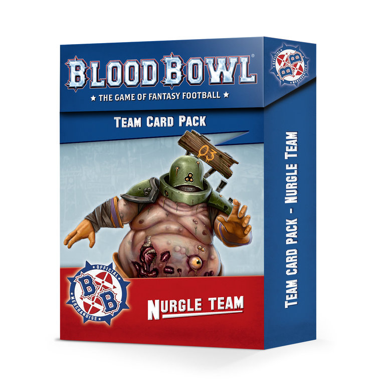 Games Workshop Warhammer Games Workshop - Warhammer - Blood Bowl: Nurgle Team - Team Cards (en)