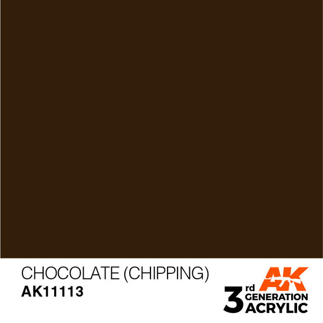 AK Interactive AK Interactive - 3rd Generation Acrylic: Chocolate Chipping