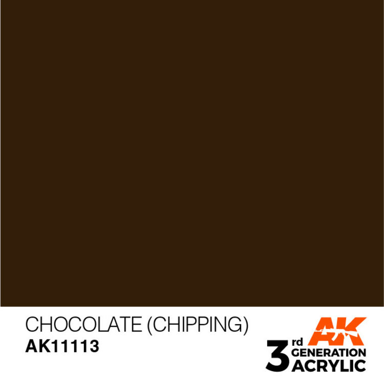 AK Interactive AK Interactive - 3rd Generation Acrylic: Chocolate Chipping