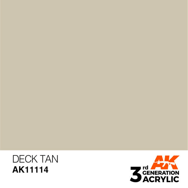 AK Interactive AK Interactive - 3rd Generation Acrylic: Deck Tan