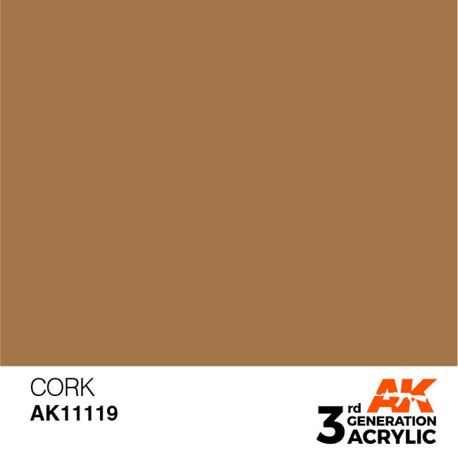 AK Interactive AK Interactive - 3rd Generation Acrylic: Cork