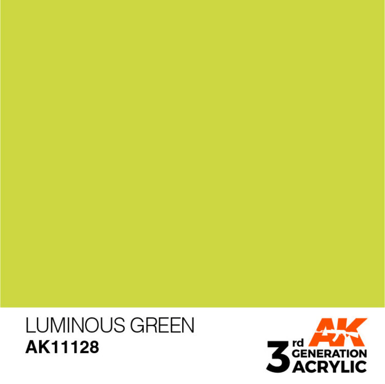 AK Interactive AK Interactive - 3rd Generation Acrylic: Luminous Green