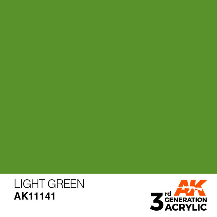 AK Interactive AK Interactive - 3rd Generation Acrylic: Light Green