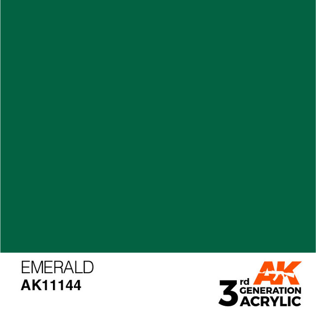AK Interactive AK Interactive - 3rd Generation Acrylic: Emerald