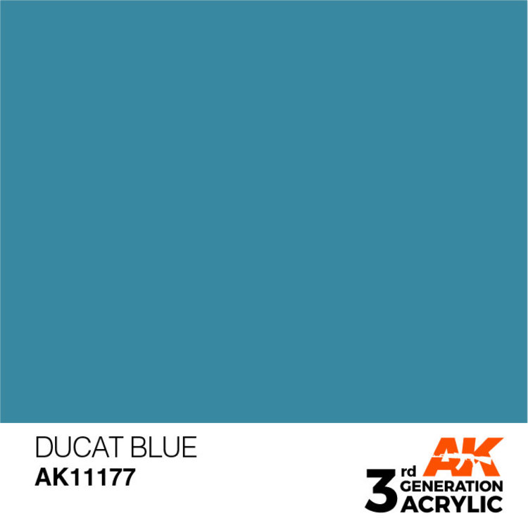 AK Interactive AK Interactive - 3rd Generation Acrylic: Ducat Blue
