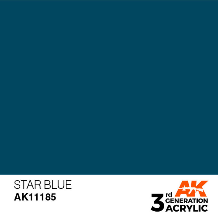AK Interactive AK Interactive - 3rd Generation Acrylic: Star Blue