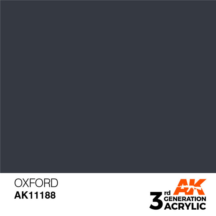 AK Interactive AK Interactive - 3rd Generation Acrylic: Oxford