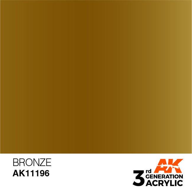 AK Interactive AK Interactive - 3rd Generation Acrylic: Bronze