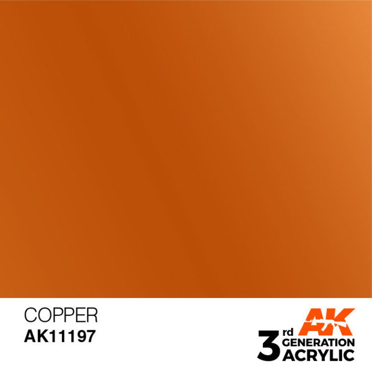 AK Interactive AK Interactive - 3rd Generation Acrylic: Copper