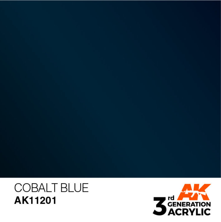 AK Interactive AK Interactive - 3rd Generation Acrylic: Cobalt Blue