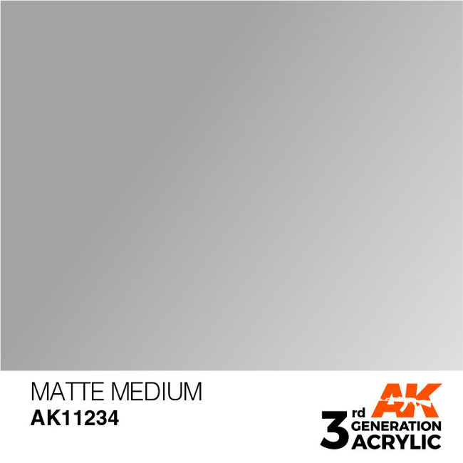 AK Interactive AK Interactive - 3rd Generation Acrylic: Matte Medium