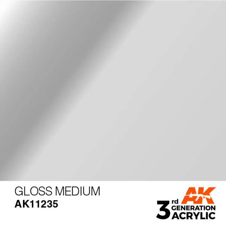 AK Interactive AK Interactive - 3rd Generation Acrylic: Gloss Medium