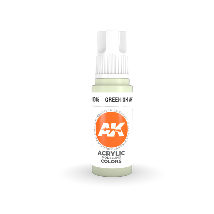 AK Interactive AK Interactive - 3rd Generation Acrylic: Greenish White