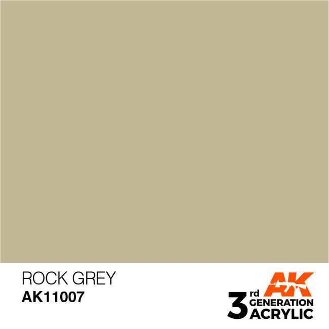 AK Interactive AK Interactive - 3rd Generation Acrylic: Rock Grey
