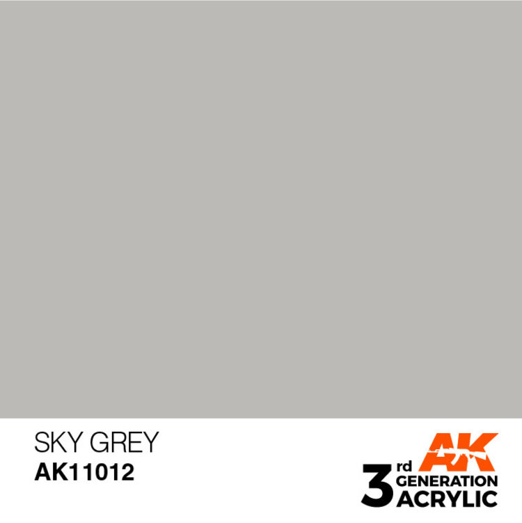 AK Interactive AK Interactive - 3rd Generation Acrylic: Sky Grey