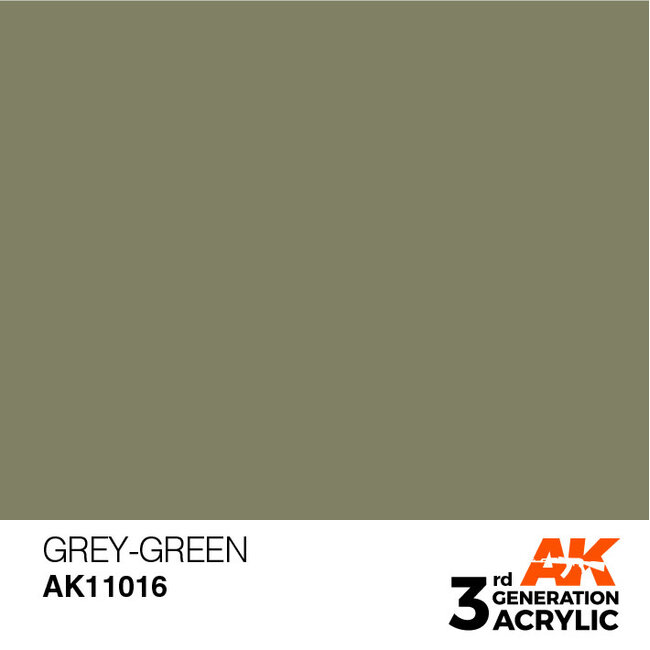 AK Interactive AK Interactive - 3rd Generation Acrylic: Grey Green
