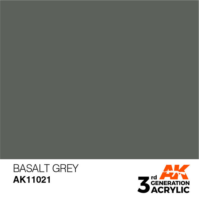 AK Interactive AK Interactive - 3rd Generation Acrylic: Basalt Grey