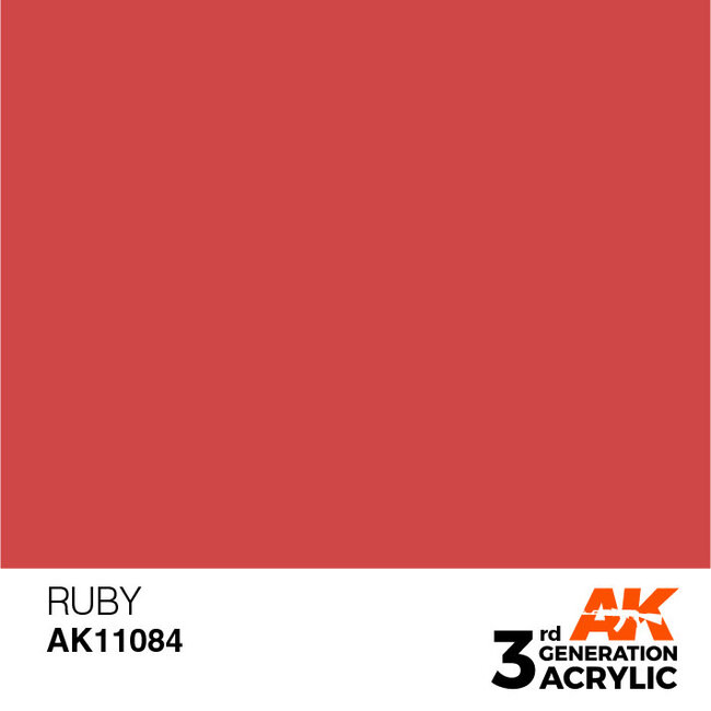 AK Interactive AK Interactive - 3rd Generation Acrylic: Ruby