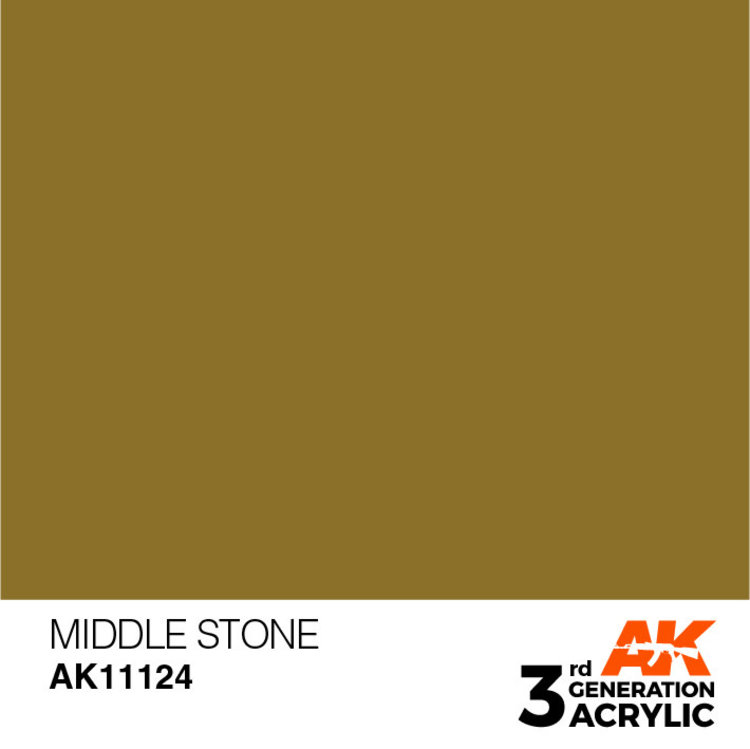 AK Interactive AK Interactive - 3rd Generation Acrylic: Middle Stone