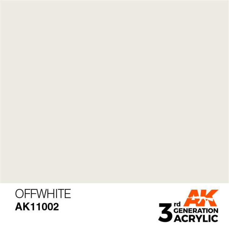AK Interactive AK Interactive - 3rd Generation Acrylic: Offwhite