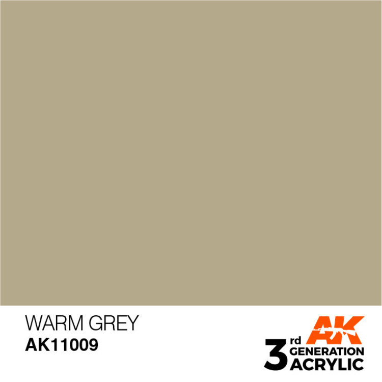 AK Interactive AK Interactive - 3rd Generation Acrylic: Warm Grey