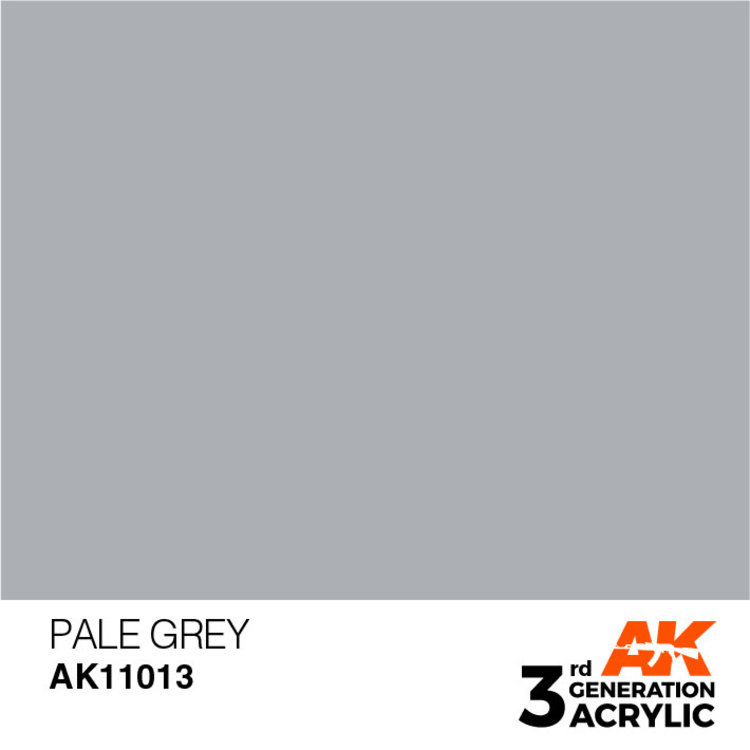 AK Interactive AK Interactive - 3rd Generation Acrylic: Pale Grey