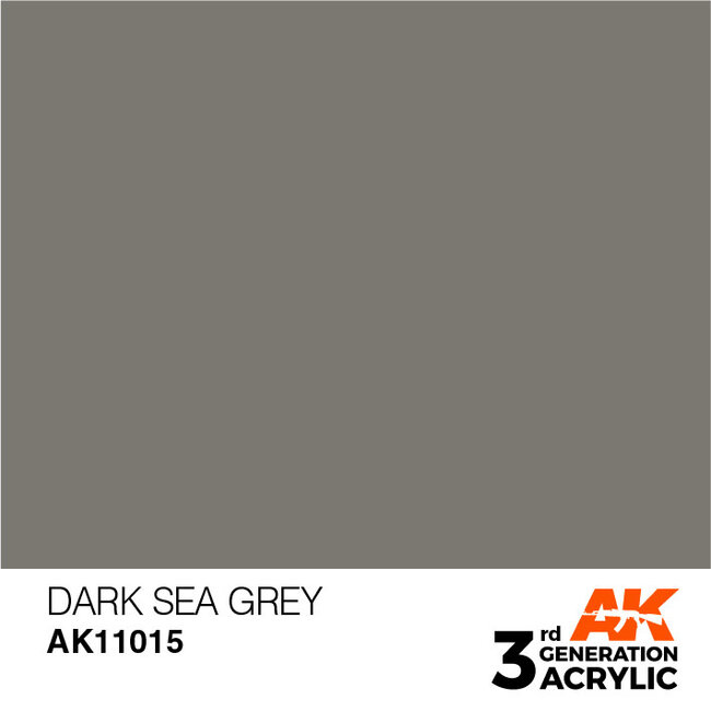 AK Interactive AK Interactive - 3rd Generation Acrylic: Dark Sea Grey