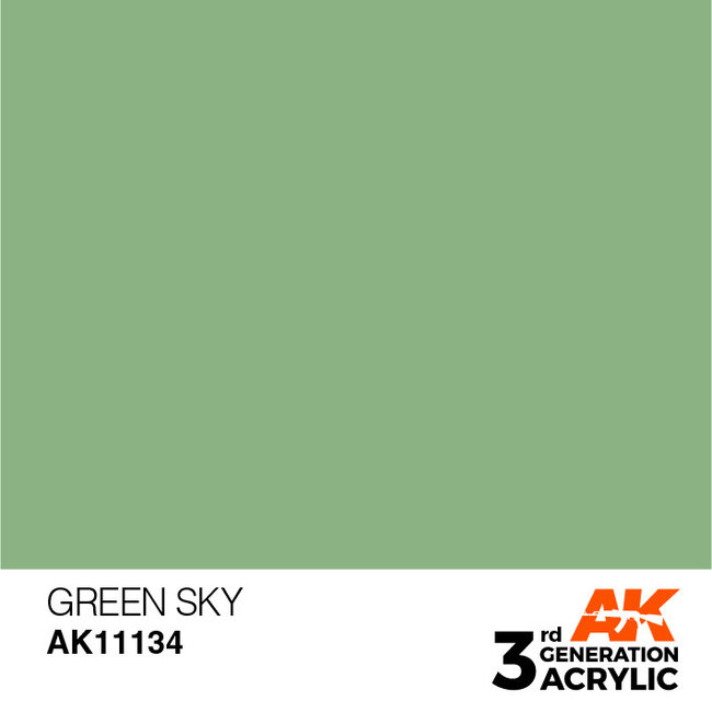 AK Interactive AK Interactive - 3rd Generation Acrylic: Green Sky