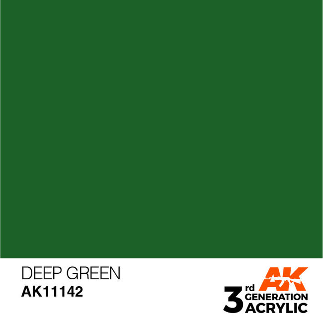 AK Interactive AK Interactive - 3rd Generation Acrylic: Deep Green