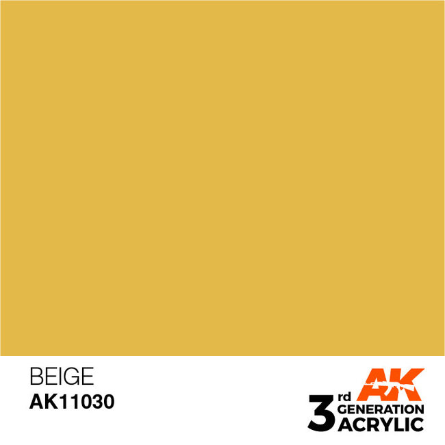 AK Interactive AK Interactive - 3rd Generation Acrylic: Beige