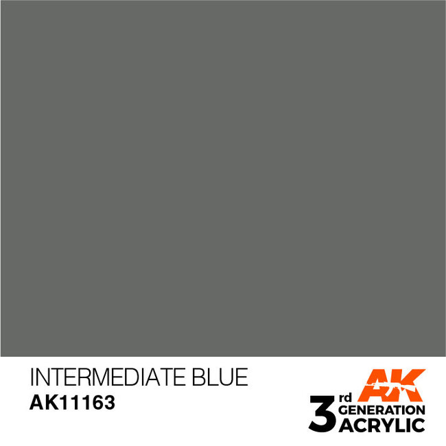 AK Interactive AK Interactive - 3rd Generation Acrylic: Intermediate Blue