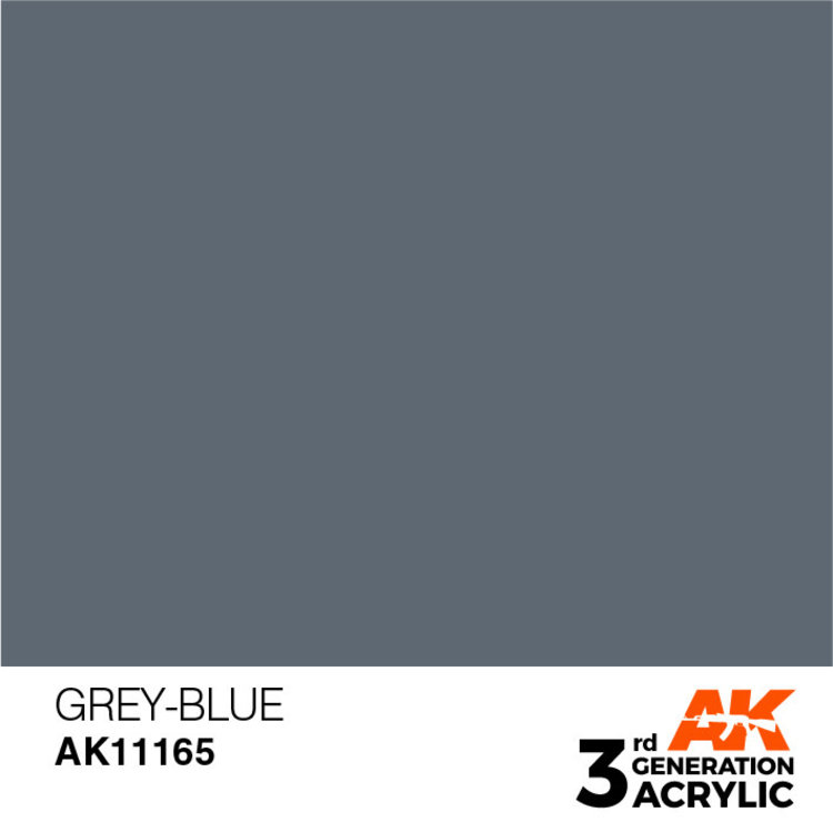 AK Interactive AK Interactive - 3rd Generation Acrylic: Grey Blue