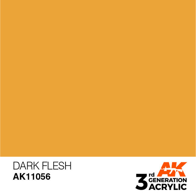 AK Interactive AK Interactive - 3rd Generation Acrylic: Dark Flesh