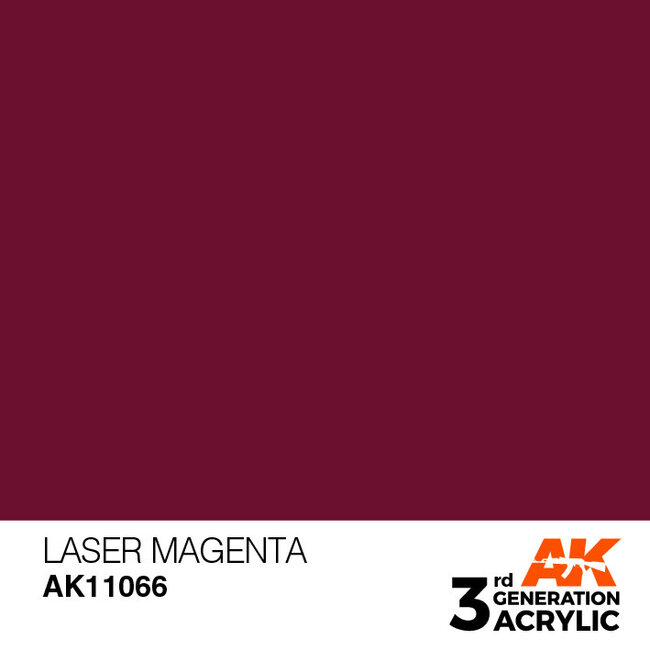 AK Interactive AK Interactive - 3rd Generation Acrylic: Laser Magenta