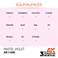 AK Interactive AK Interactive - 3rd Generation Acrylic: Pastel Violet
