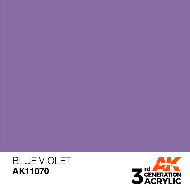 AK Interactive AK Interactive - 3rd Generation Acrylic: Blue Violet