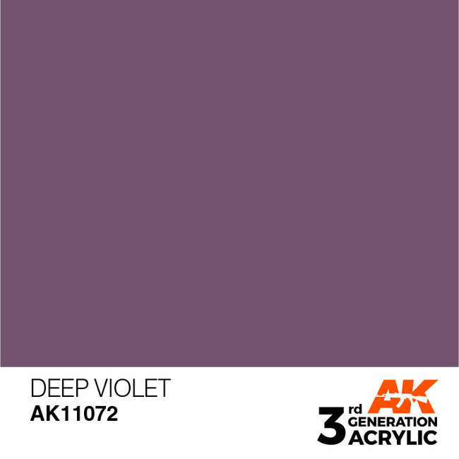 AK Interactive AK Interactive - 3rd Generation Acrylic: Deep Violet