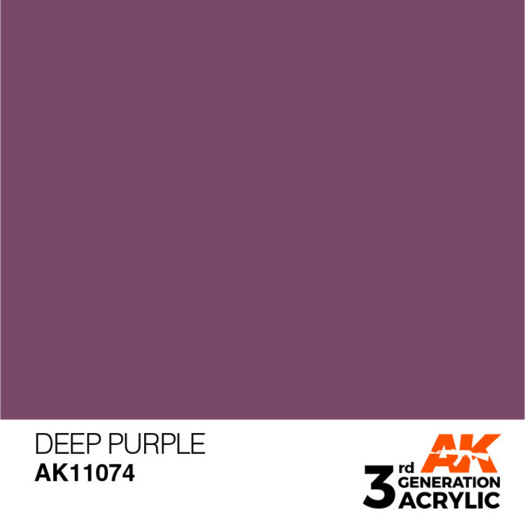AK Interactive AK Interactive - 3rd Generation Acrylic: Deep Purple