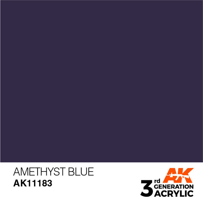 AK Interactive AK Interactive - 3rd Generation Acrylic: Amethyst Blue
