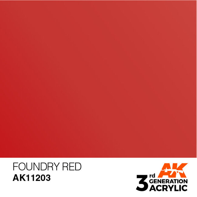 AK Interactive AK Interactive - 3rd Generation Acrylic: Foundry Red