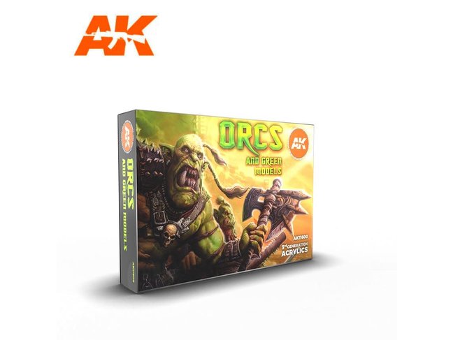 AK Interactive Orcs and Green Models Set