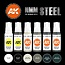 AK Interactive AK Interactive - 3rd Generation Acrylic: Non Metallic Metal Steel Set
