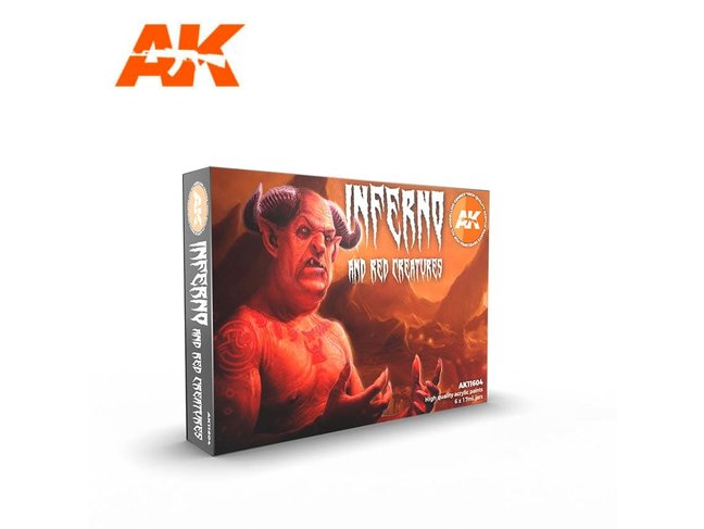 AK Interactive Inferno and Red Creatures Set