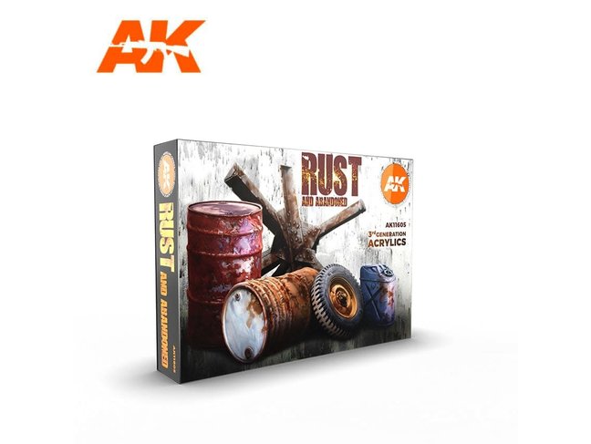 AK Interactive Rust and Abandoned Set