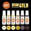AK Interactive AK Interactive - 3rd Generation Acrylic: Non Metallic Metal Gold Set