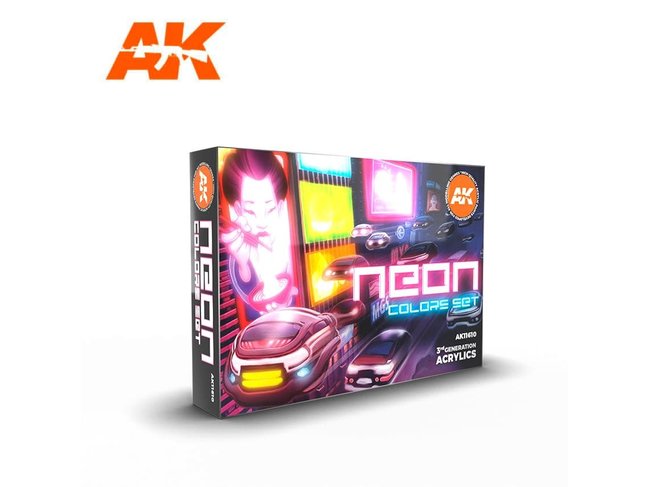 AK Interactive Neon Colors Set