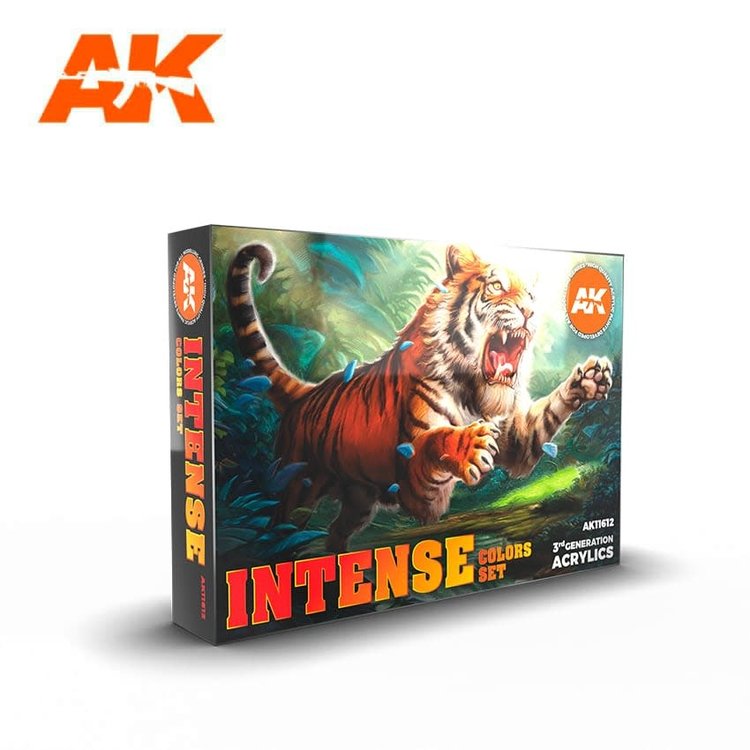 AK Interactive AK Interactive - 3rd Generation Acrylic: Intense Colors Set
