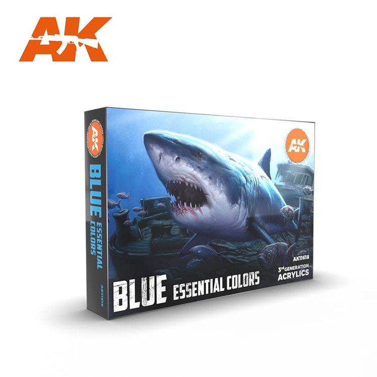 AK Interactive AK Interactive - 3rd Generation Acrylic: Blue Essential Colors